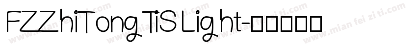 FZZhiTongTiS Light字体转换